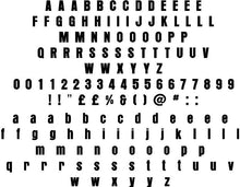 Aurora Font - Sticky Letters & Numbers