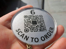 Modern QR Scan to Order Table Badges standard or premium choices