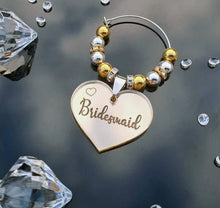 Personalised #Wedding Table Glass Charm Place Setting Stardust theme #Favours