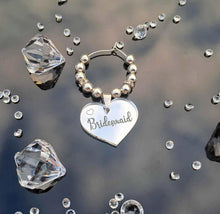 Personalised #Wedding Table Glass Charm Place Setting Stardust theme #Favours