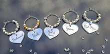 Personalised #Wedding Table Glass Charm Place Setting Stardust theme #Favours
