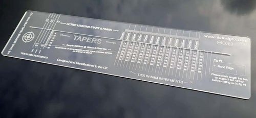 NEW - Multi Option Flat Band Cutting Template to cut bands from 130mm to 250mm