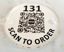 Modern QR Scan to Order Table Markers