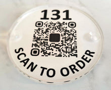 Modern QR Scan to Order Table Badges standard or premium choices