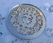 Bulk Buy Wedding Favours/Coasters Gold Mirror Acrylic includes FREE Holder