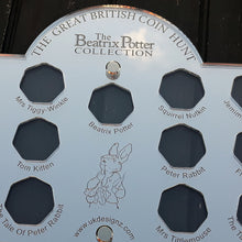 Beatrix Potter 13 x Coin Collection Displays Cases