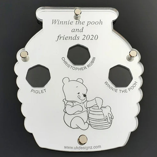 Winnie the Pooh and Friends coin display case.