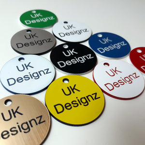 Laser Cut Laminate Discs Numbered 1 to 50 in  LARGER SIZES