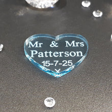 Personalised Acrylic Scatter Hearts