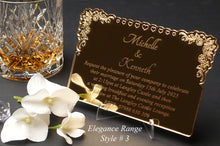Bespoke wedding accessories at uk designz | Acrylic invites | glass effect invitations | mirror invites | Invitations for all ocassions