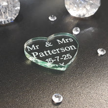 Personalised Acrylic Scatter Hearts