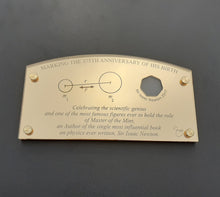 Isaac Newton 50p Coin Display Case