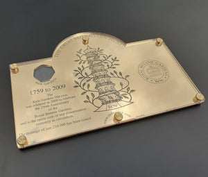 2009 Kew Gardens 50p coin display case - Single slot