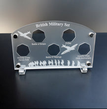 The Military Set - 50 years of the 50p piece coin display case