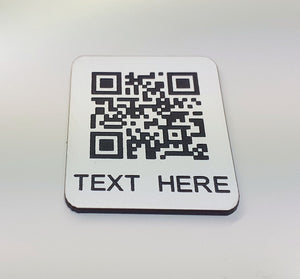 QR Coded Keyrings or Table Fobs that take anyone to any page on the internet you choose