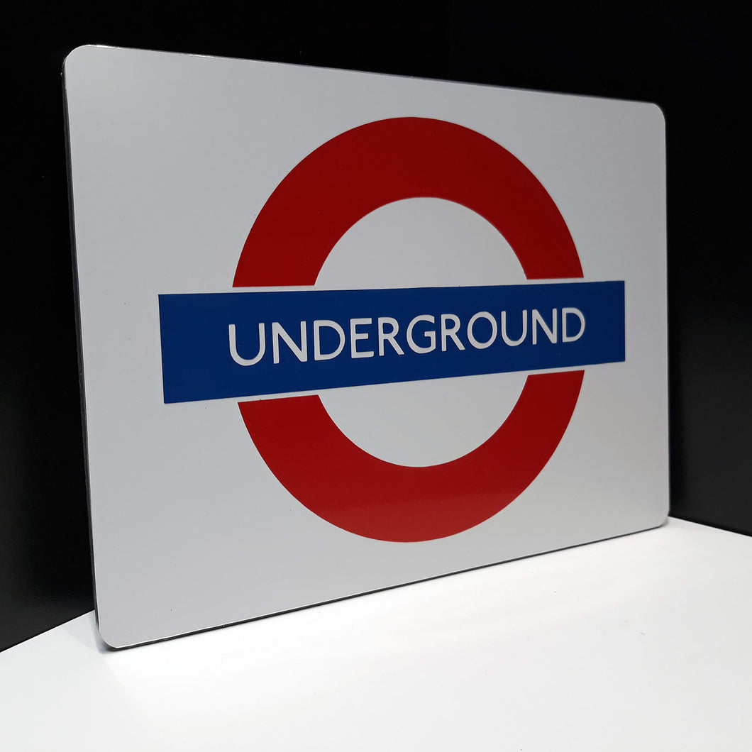 underground or overground - novelty Tube Station Signs